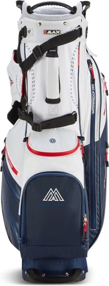 Big Max Dri Lite Hybrid Plus - Waterwerende Golftas - Standbag - Wit van Merkloos — afbeelding 4