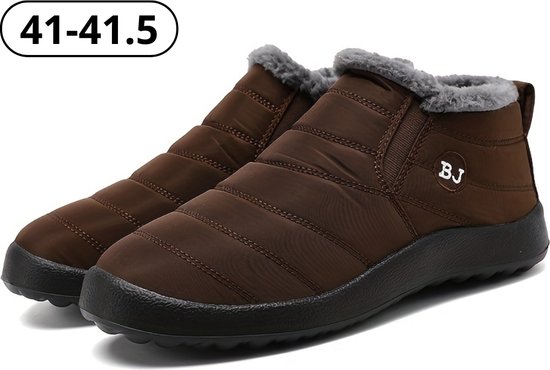 Livano Antislip Sneeuwboots - Snowboots - Wintersport Sneeuwschoenen - Ski Gadgets Voor Heren - Maat 41-41.5 - Koffie