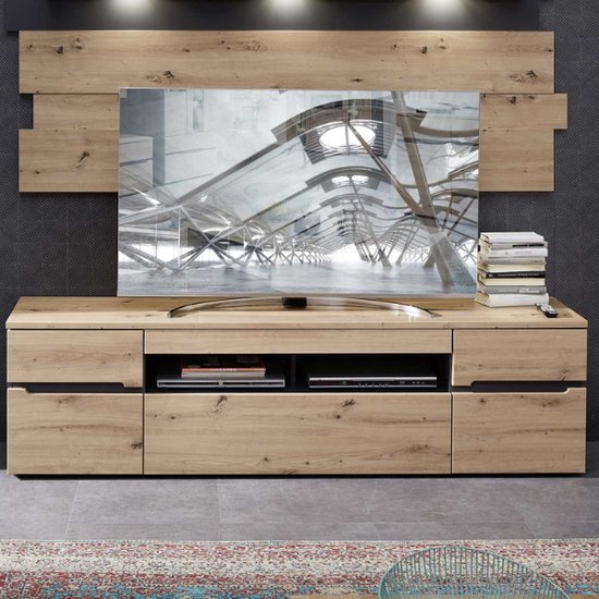 Emob- TV Meubel TV-meubel Medina 2 lades & 2 deuren - 192cm - Bruin