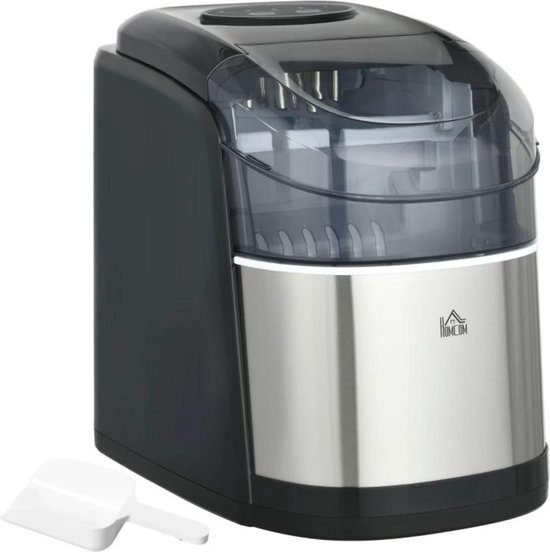 LBB IJsblokjesmachine - IJsmachine - Crushed Ice - IJsblokmaker met IJsschep - 9 Blokjes in 8 min. - Draagbaar met Handvat - RVS van Merkloos — afbeelding 2