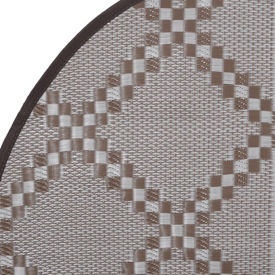 vidaXL - Buitenkleed - Ã - 120 - cm - polypropeen - bruin van VidaXL — afbeelding 4