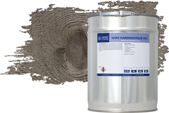 Wixx Hardhoutolie UV+ - 20L - Grijs