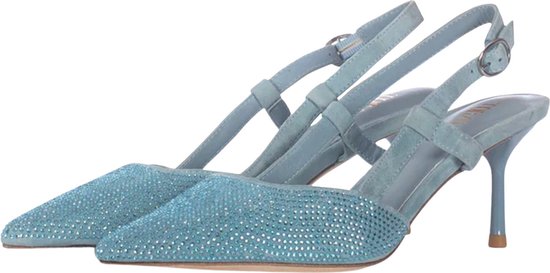 Lichtblauw Riana ante sandalen lichtblauw