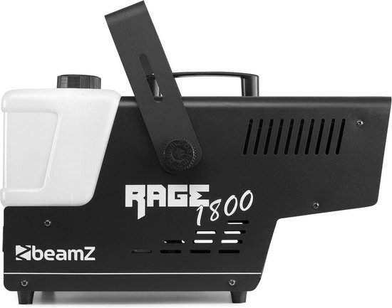 Rookmachine - BeamZ RAGE1800LED met draadloze en bedrade afstandsbediening - BeamZ