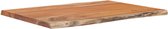vidaXL - Tafelblad - rechthoekig - natuurlijke - rand - 80x60x2,5 - cm - acaciahout