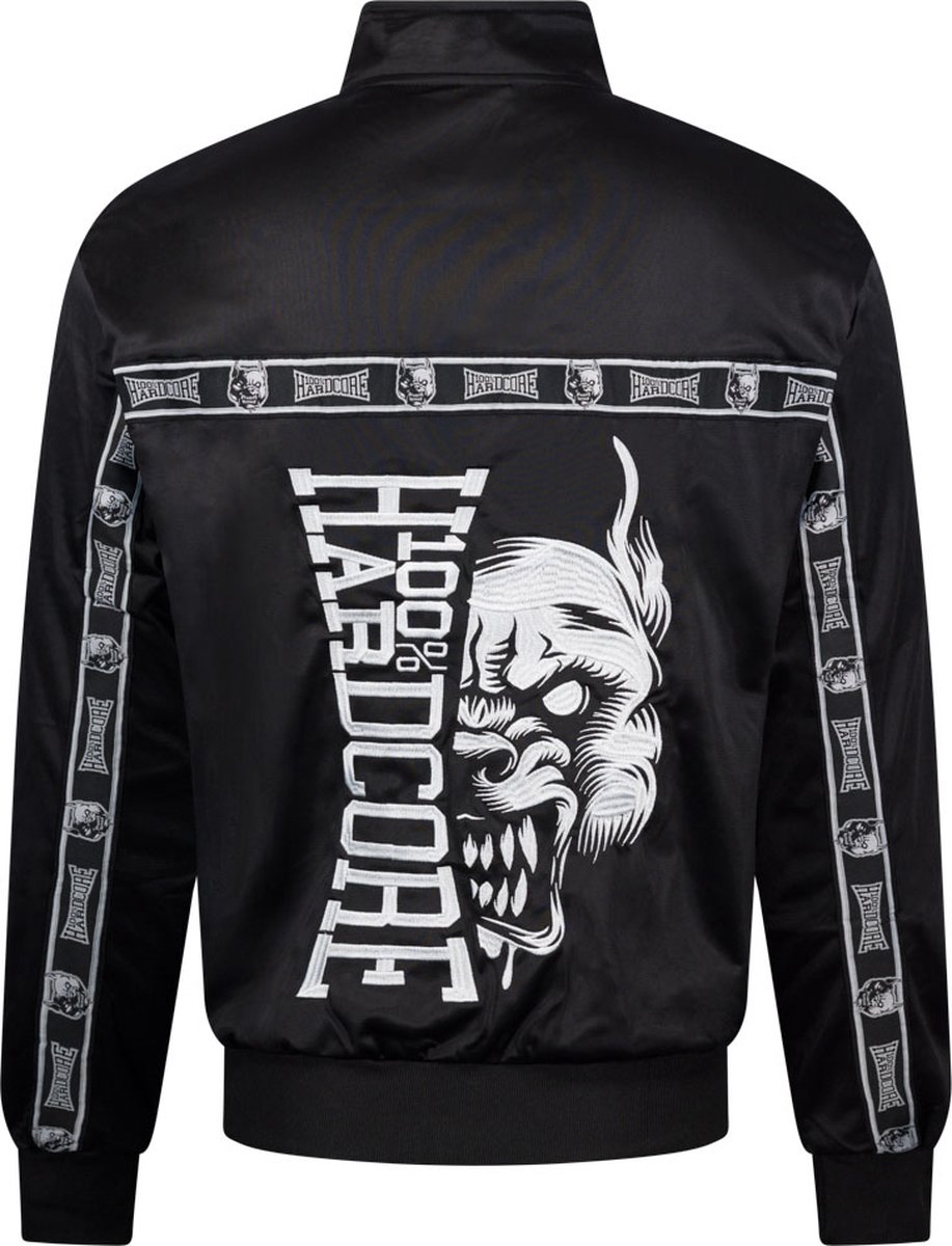100% Hardcore Trainings Jack Essential Zwart - Maat: XL