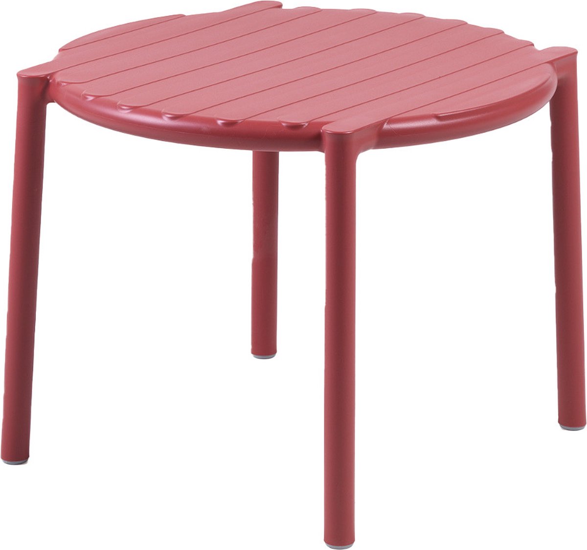 Bijzettafel Doga ø49,5cm | Kunststof | Marsala