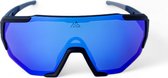 DESCENT - Sportzonnebril [Bolt] - Zwart - Blauw - MTB - Wielrennen - Extreme sports - Mountainbike - Fietsen - Hiken