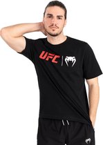 UFC Venum Classic T-Shirt Zwart Rood maat XL