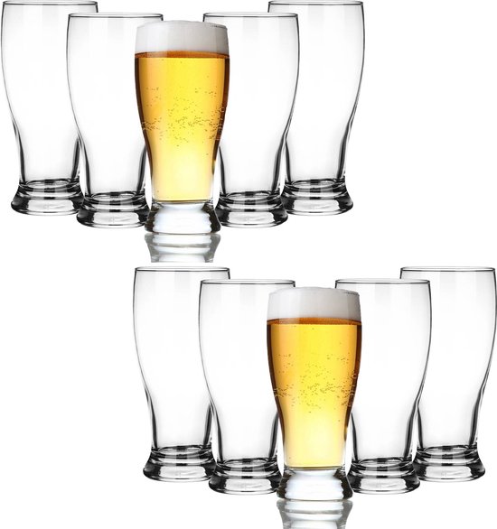 Glasmark Bierglazen - 12x - fluitje - 500 ml - glas - speciaal bier