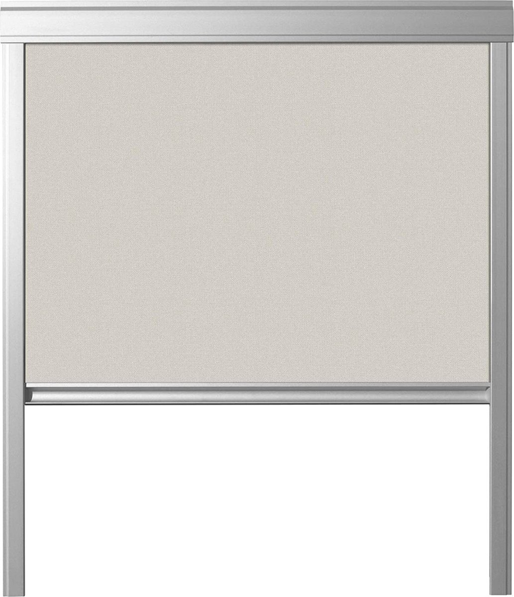 Dakraam Verduisterend Rolgordijn passend op VELUX SK08, Beige