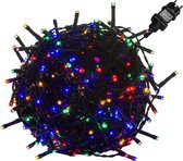 VOLTRONIC LED Verlichting - 50 LEDs - Kerstverlichting - Tuinverlichting - Binnen en Buiten - 5 m - Groene Kabel - Multi Color