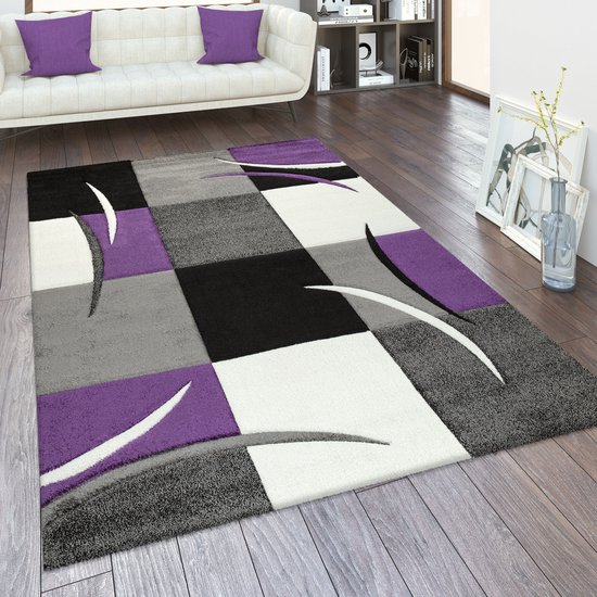 Paco Home Vloerkleed Kinderkamer Stippen Harten Kroon Pastel Versch. Kleuren En Afmetingen, Maat:133 cm vierkant