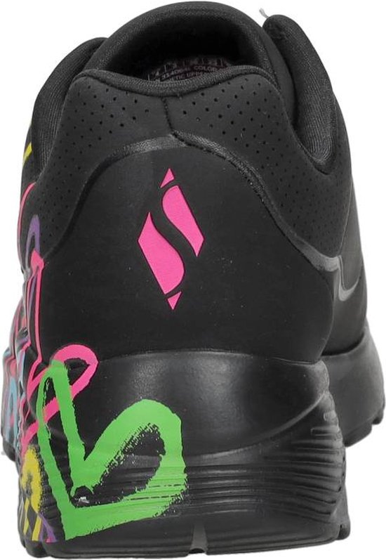 Skechers Baskets 314064L/BKMT UNO Lite Spread The Love Zwart Multi
