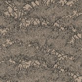 Papier peint Nature Profhome 369725-GU papier peint intissé légèrement texturé avec motif graphique mat brun gris beige 5,33 m2