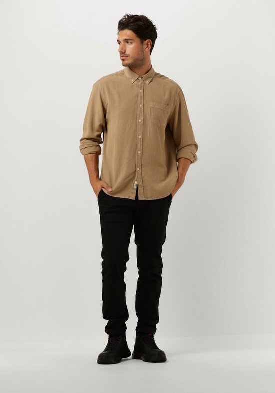 Forét Beam Ripstop Shirt - met lange mouwen - Heren Beige - Maat XL