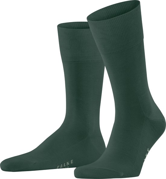 FALKE Tiago business & casual organisch katoen sokken heren groen - Maat 43-44