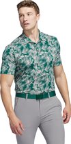 adidas Performance Ultimate365 Mesh Print Poloshirt - Heren - Groen- S