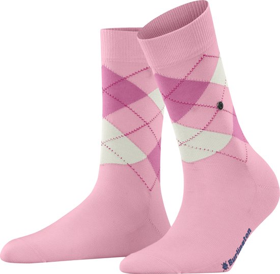 Burlington Covent Garden one-size organisch katoen sokken dames roze - Maat 36-41