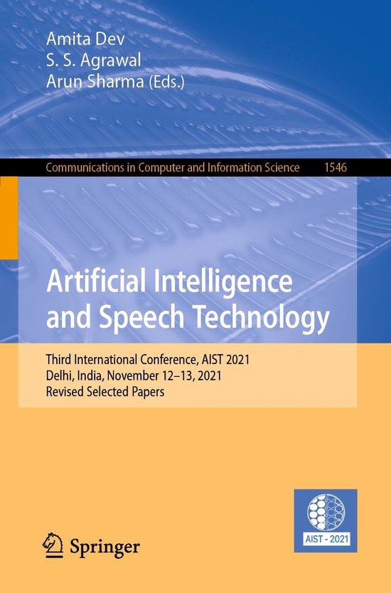 Springer Nature Proceedings Computer Science - Artificial In ... - cover