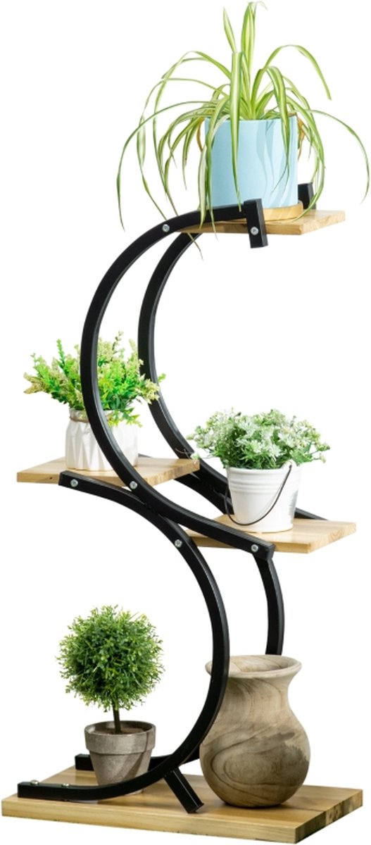 Plantenstandaard - Bloemenstandaard - Plantenzuil - Plantenrek - Bloembakken voor buiten