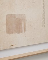 Kave Home - Schilderij Sormina met 3 bruine vierkanten 60 x 90 cm