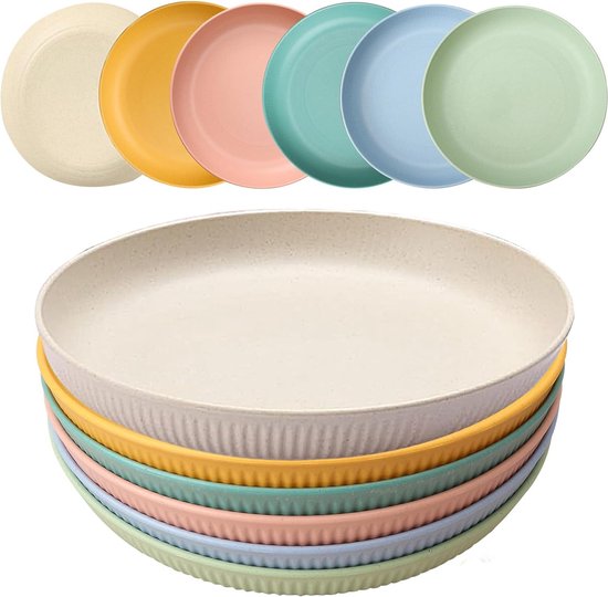 Herbruikbare Bord Durable PP Mineraal Goud 23,5cm (6 stuks