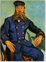 Muurdecoratie buiten Portret van Joseph Roulin - Vincent van Gogh - 120x160 cm - Tuindoek - Buitenposter