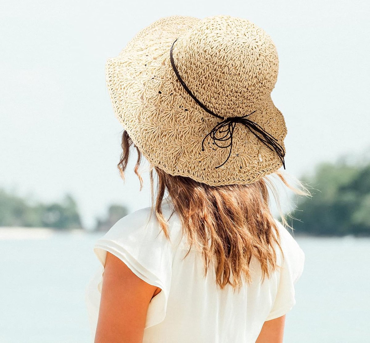 Chapeau De Soleil à Large Bord Pour Femme Et Homme - Style élégant, Léger Et Confortable Toutes Saisons