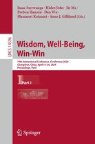 Lecture Notes in Computer Science 14596 - Wisdom, Well-Being, Win-Win