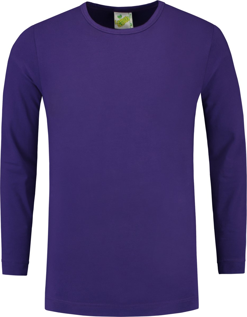 Lemon & Soda heren T-shirt in de kleur paars in de maat 3XL.