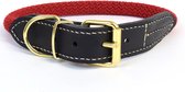Duvoplus - Halsband Voor Dieren - Hond - Explor Forest Halsband Nylon M - 41-49cm/14mm Rood - 1st