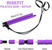 Pilates bar - Fitness bar - Pilates - Pilates stick - Weerstandsband - Fitness elastiek - Gym - Sporten - Must have om fit te blijven!