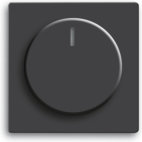 Busch Jaeger Future Linear centraalplaat voor dimmer zwart 6599 0