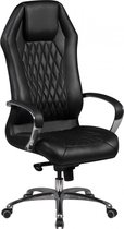Rootz Directiestoel - Bureaustoel - Echt leer - Aluminium armleuningen - Ergonomisch ontwerp - Ademend - 126 cm x 70 cm x 70 cm