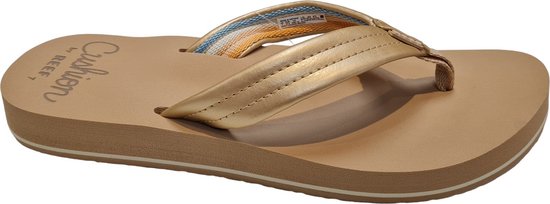 Reef Cushion Breezegolden Hour Dames Slippers - Gebroken wit/Zand - Maat 40