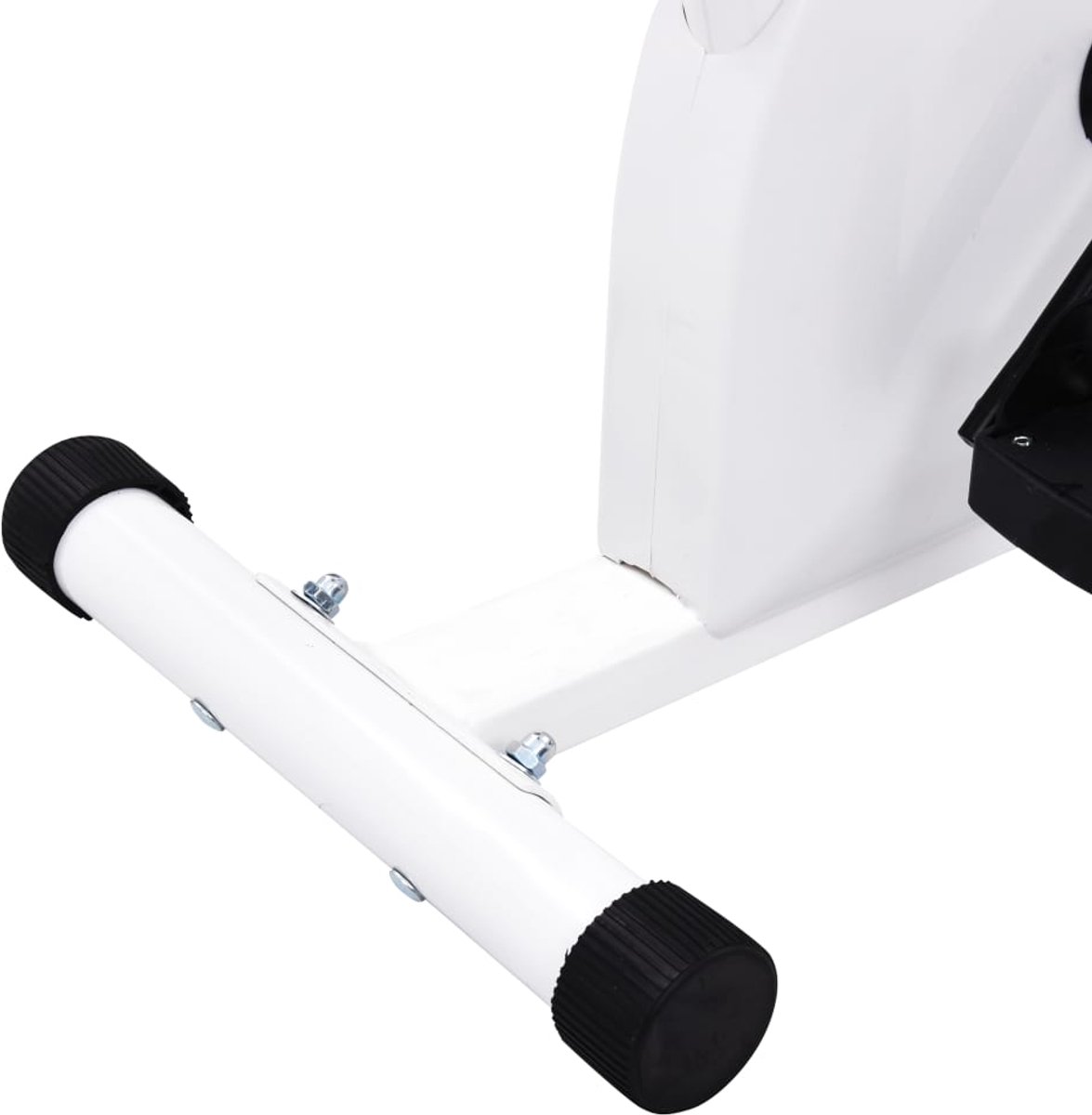 vidaXL - Hometrainer - met - bandweerstand - wit - afbeelding 2