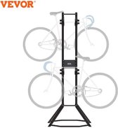 JK24 - Fietsenrek - Fietsenrek voor 2 fietsen - Fietsenrek vrijstaand - Fietsenrek voor binnen - Fietsbeugel - Fietsenstandaard - zonder boren - voor 2 fietsen