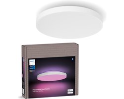Philips Hue Datura paneellamp – wit en gekleurd licht – rond – wit