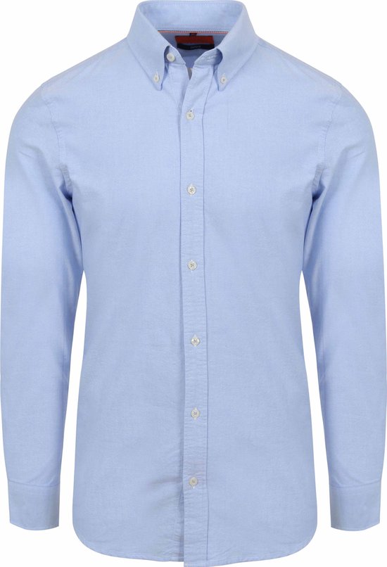 Convient - Chemise Oxford Bleu Clair - Homme - Taille XL - Coupe Slim