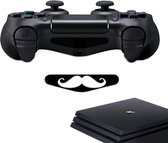 Gadgetpoint | Gaming Controller(s) Stickers | Accessoires geschikt voor Playstation 4 - PS4 | Mustache - Snor | Vaderdag Cadeau