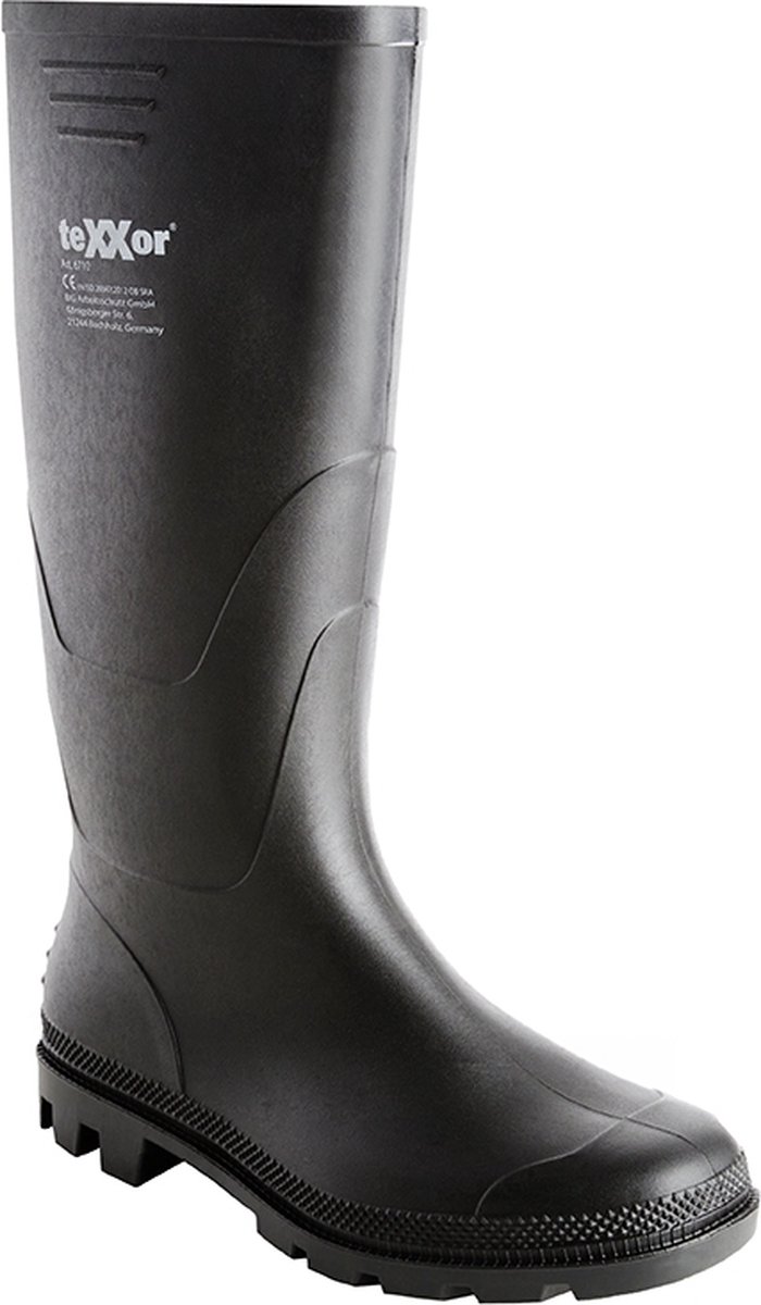 teXXor Gummistiefel PVC-Berufsstiefel Schwarz-41
