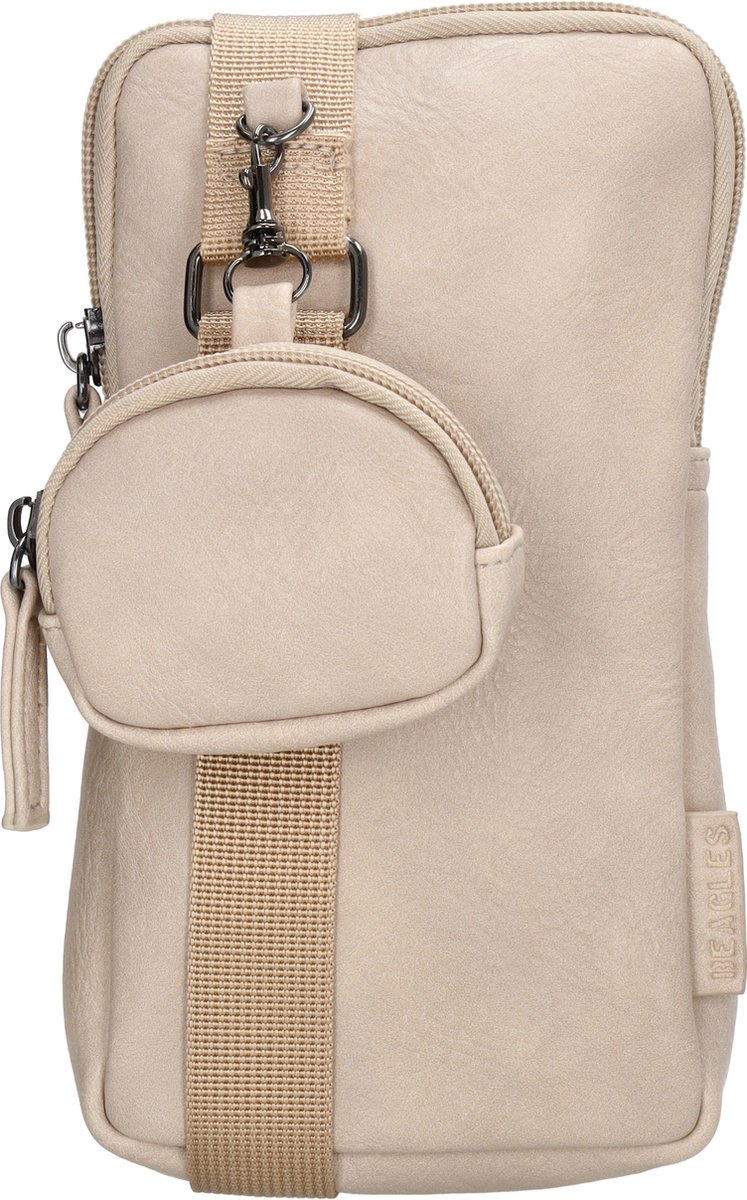 Beagles Ferro Crossbody Telefoontasje - Lichttaupe