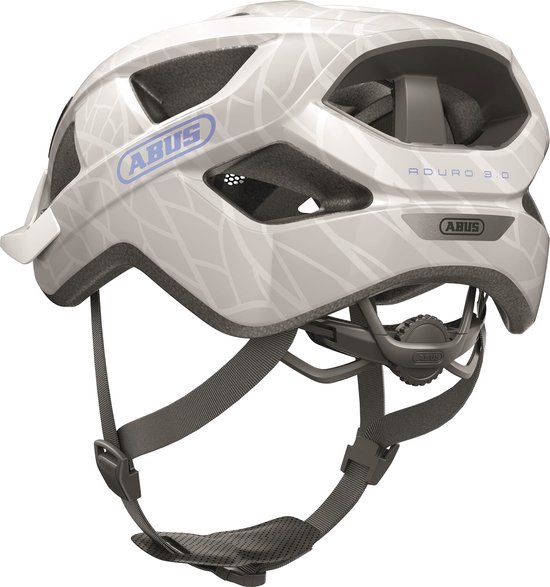Fietshelm ABUS ADURO 3.0 white art L - 58-62 cm - wit - Geschikt voor gebruik op elektrische fietsen - stadsfietsen - 320 g — afbeelding 2