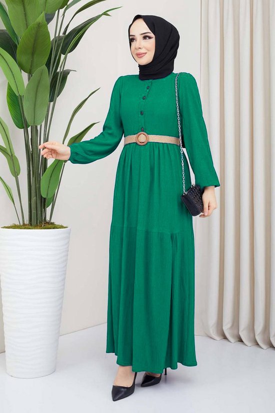 MODABOUT Lange jurk Abaya Hijab-jurk Dames-NELB0007D0051YŞL