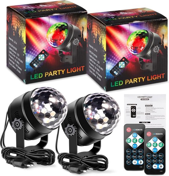 Discolamp - Party Discolaser - LED Disco - Multifunctioneel - Kinderen en Volwassenen