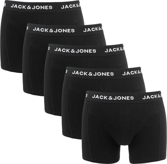 Jack & Jones Boxer Shorts Noir Lot de 5 (Taille : 4XL)