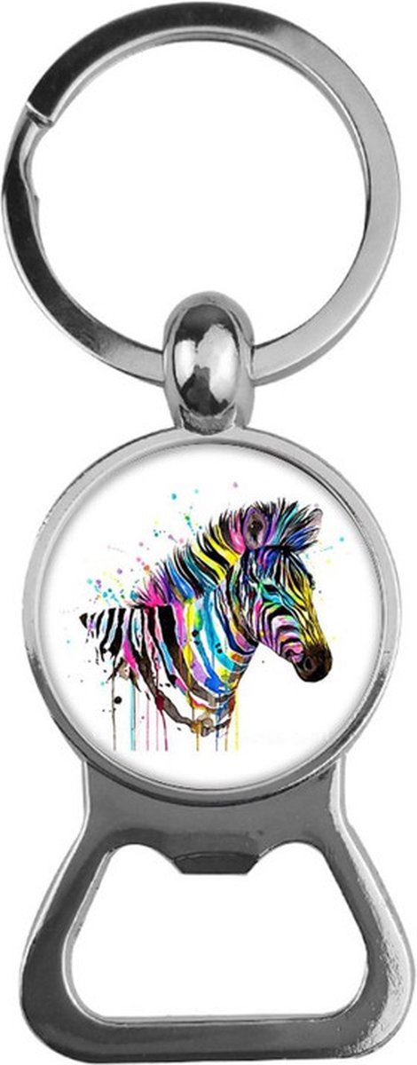 Bieropener Glas - Zebra