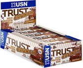 USN - Trust Crunch Protein Bar (Fudge Brownie - 12 x 60 gram) - Eiwitreep - Energiereep