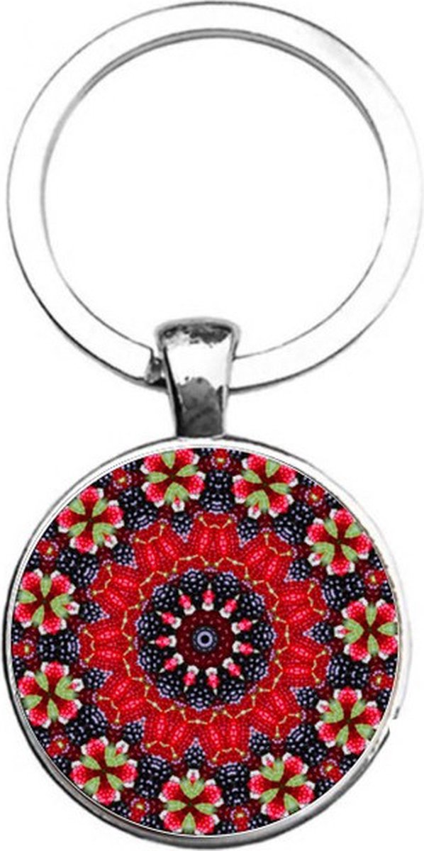 Sleutelhanger Glas - Mandala